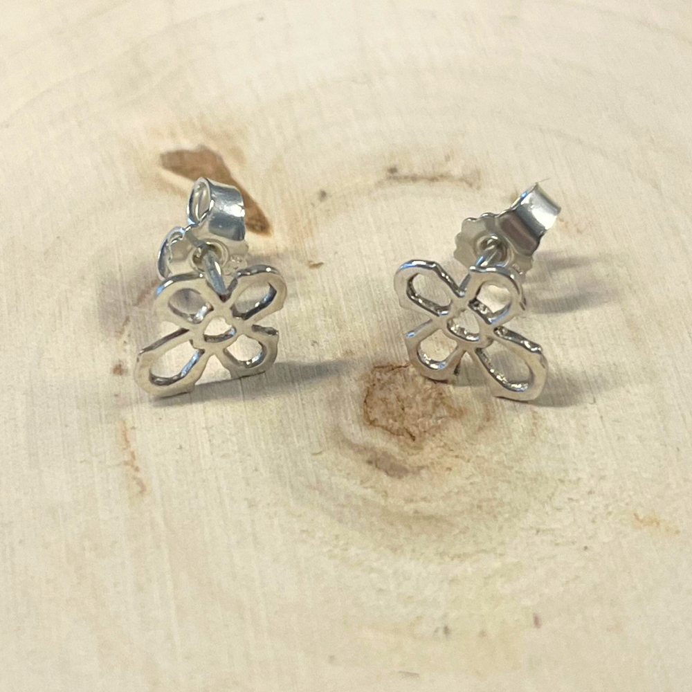 Klaus Gønget - Dagmarkors ørestikker i sølv, 9x10mm - 910925s