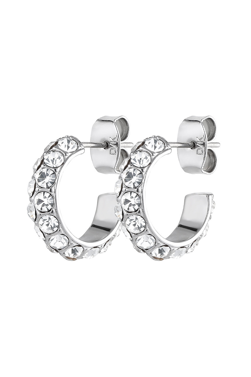 Dyrberg/Kern Heidi Sølv Øreringe med Krystaller – Udsalg!