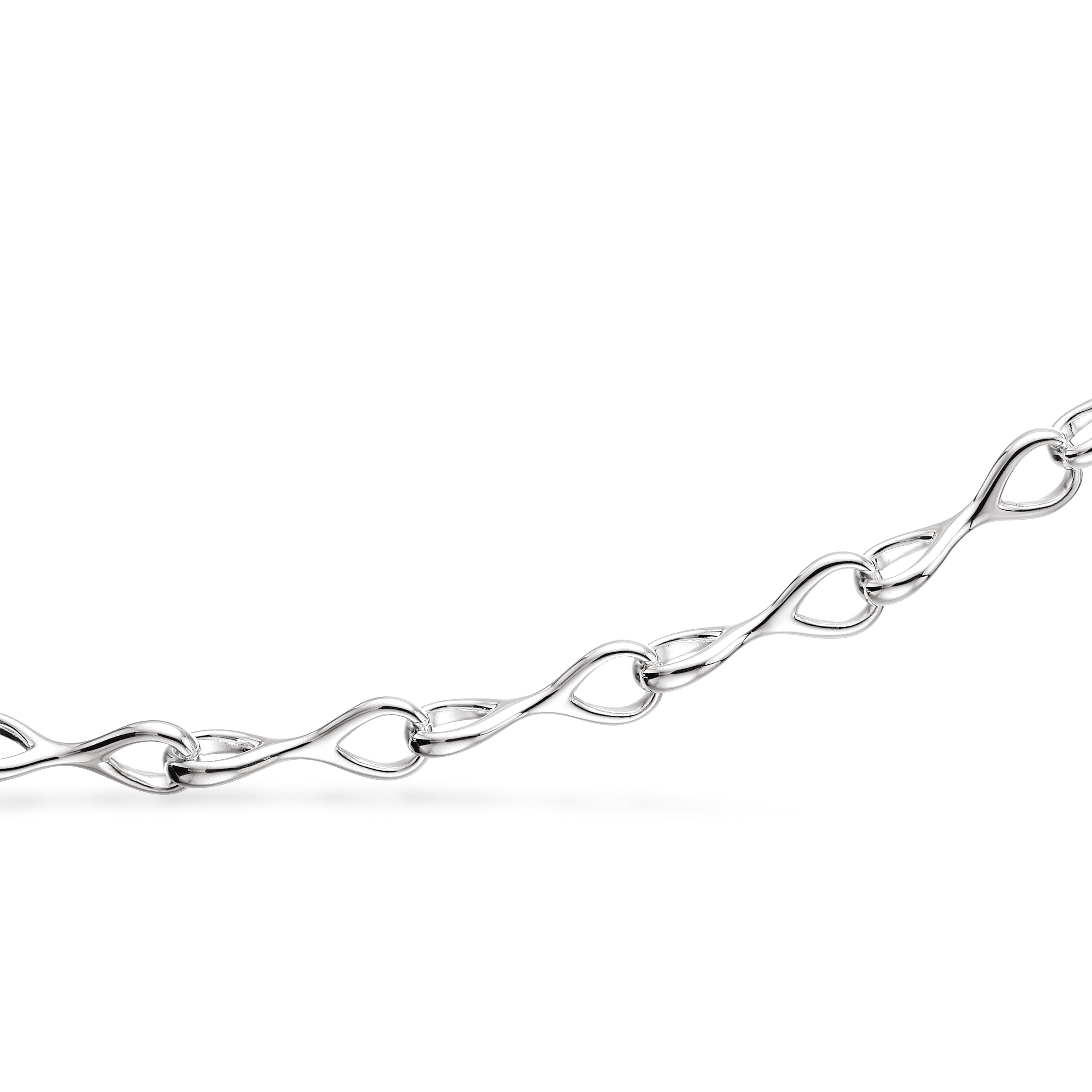 Scrouples – Elegant sølv armbånd med uendelighedsled