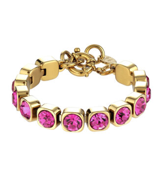 Dyrberg/Kern Conian Guld Armbånd med Krystaller – Glamour!