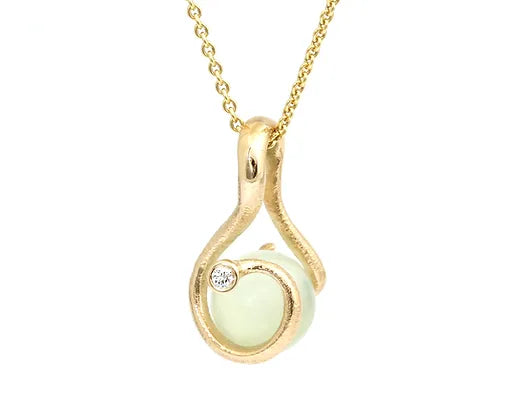 Ophelia Changeling Vedhæng i 14kt Guld med Diamant