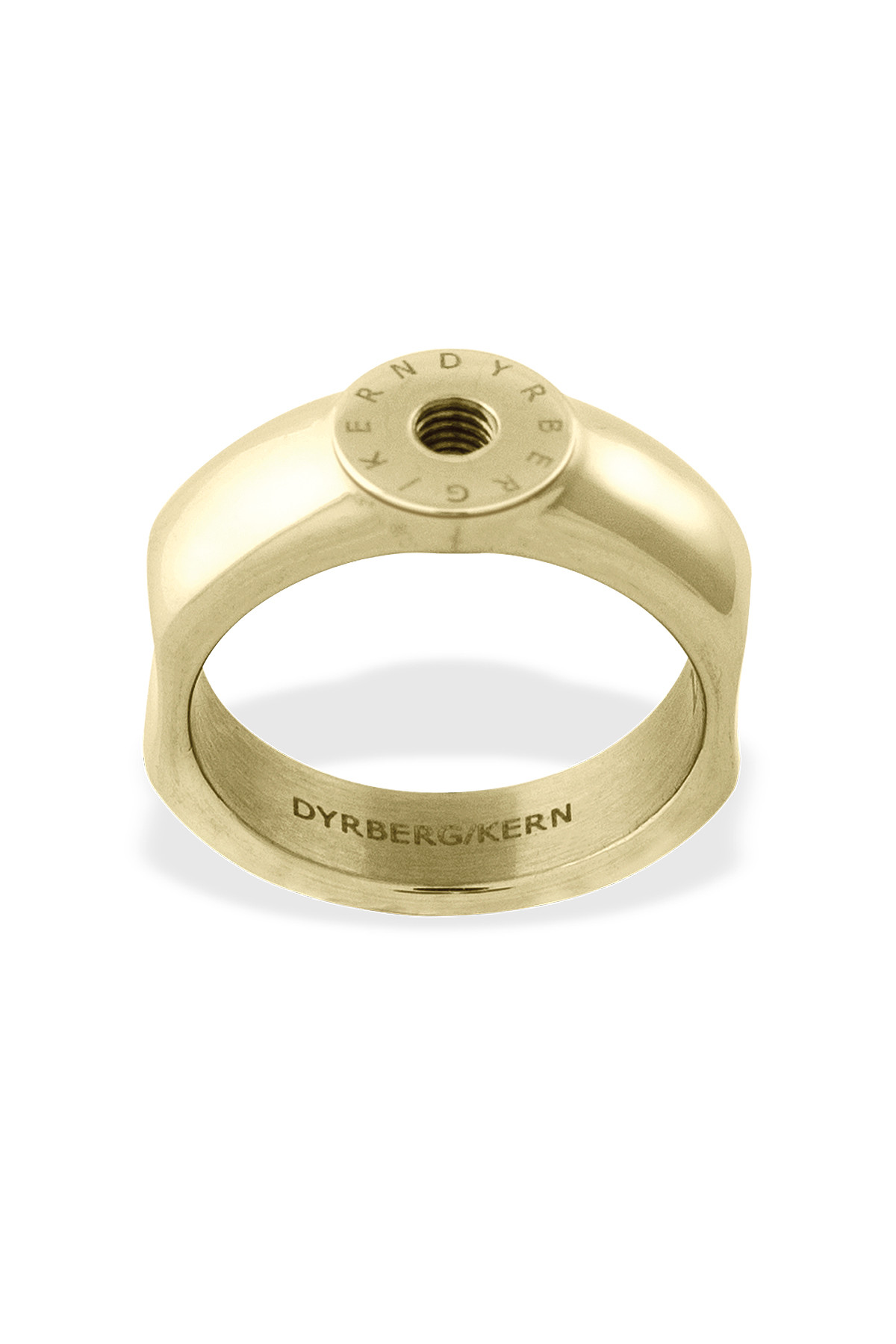 Dyrberg/Kern Chunky Ring i Guld – Elegant Smykke til Stilfulde