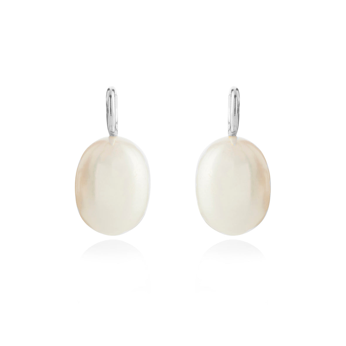 Susanne Friis Bjørner Sølv øreringe med elegante perler