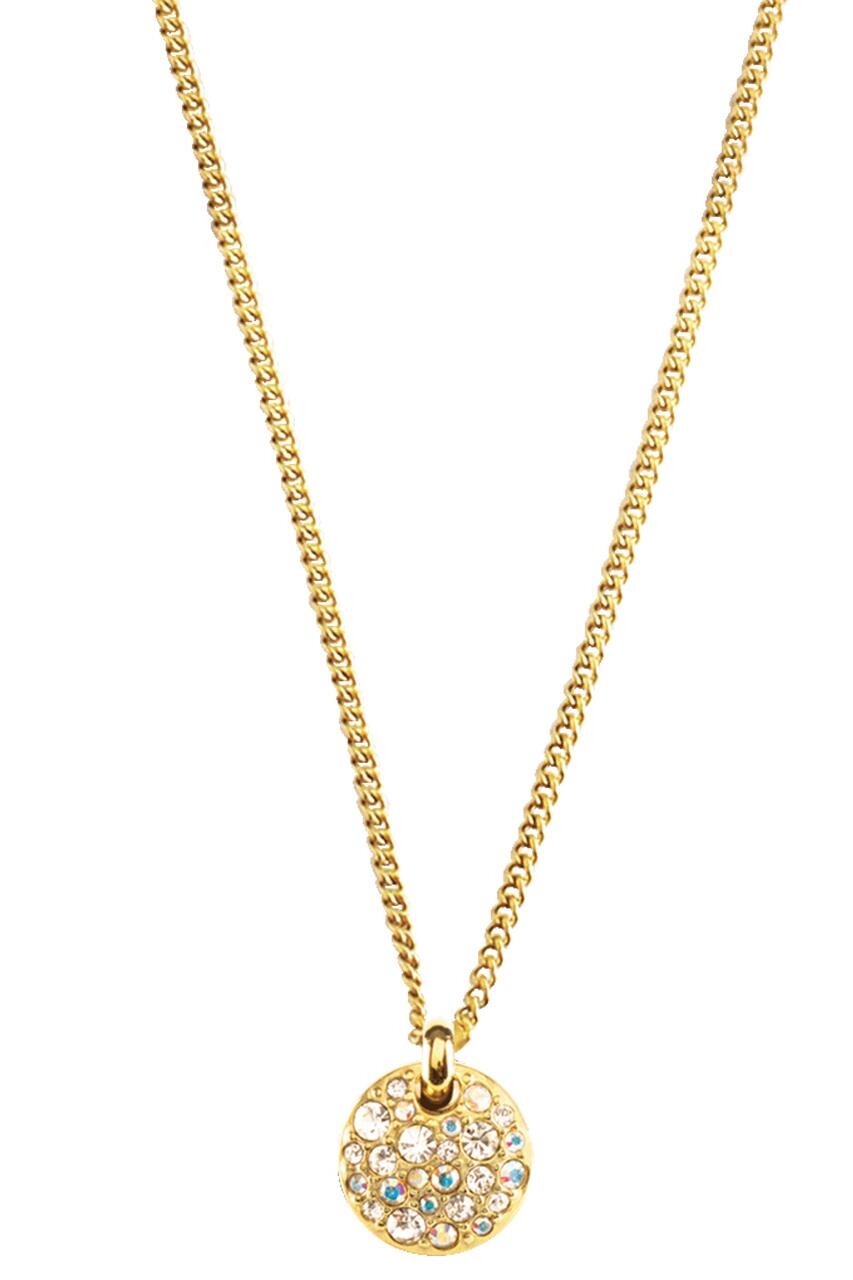 Dyrberg/Kern Bertie Halskæde med Krystaller i Guldtoner