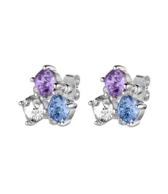 Elegant Sølv Øreringe med Krystaller – Uundgåelig Glamour!