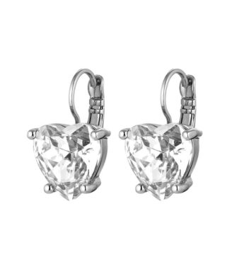 Dyrberg/Kern Adora Ørering i Sølv med Hjertevedhæng