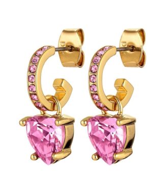 Dyrberg/Kern Nina Øreringe med Krystaller – Elegant Tilbud!