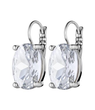 Dyrberg/Kern Chantal Øreringe i Sølv med Krystalvedhæng