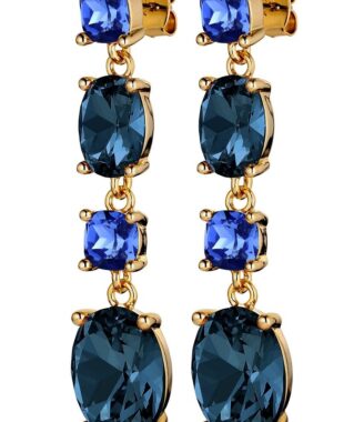 Dyrberg/Kern Cornelia Øreringe med Krystaller i Guld