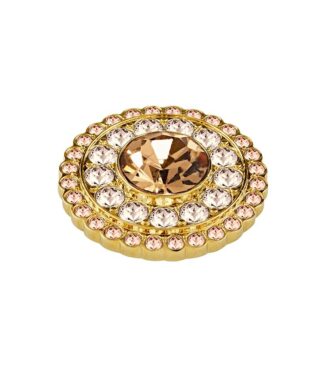 Dyrberg/Kern Guld Topping med Krystaller til Ringe - Elegance