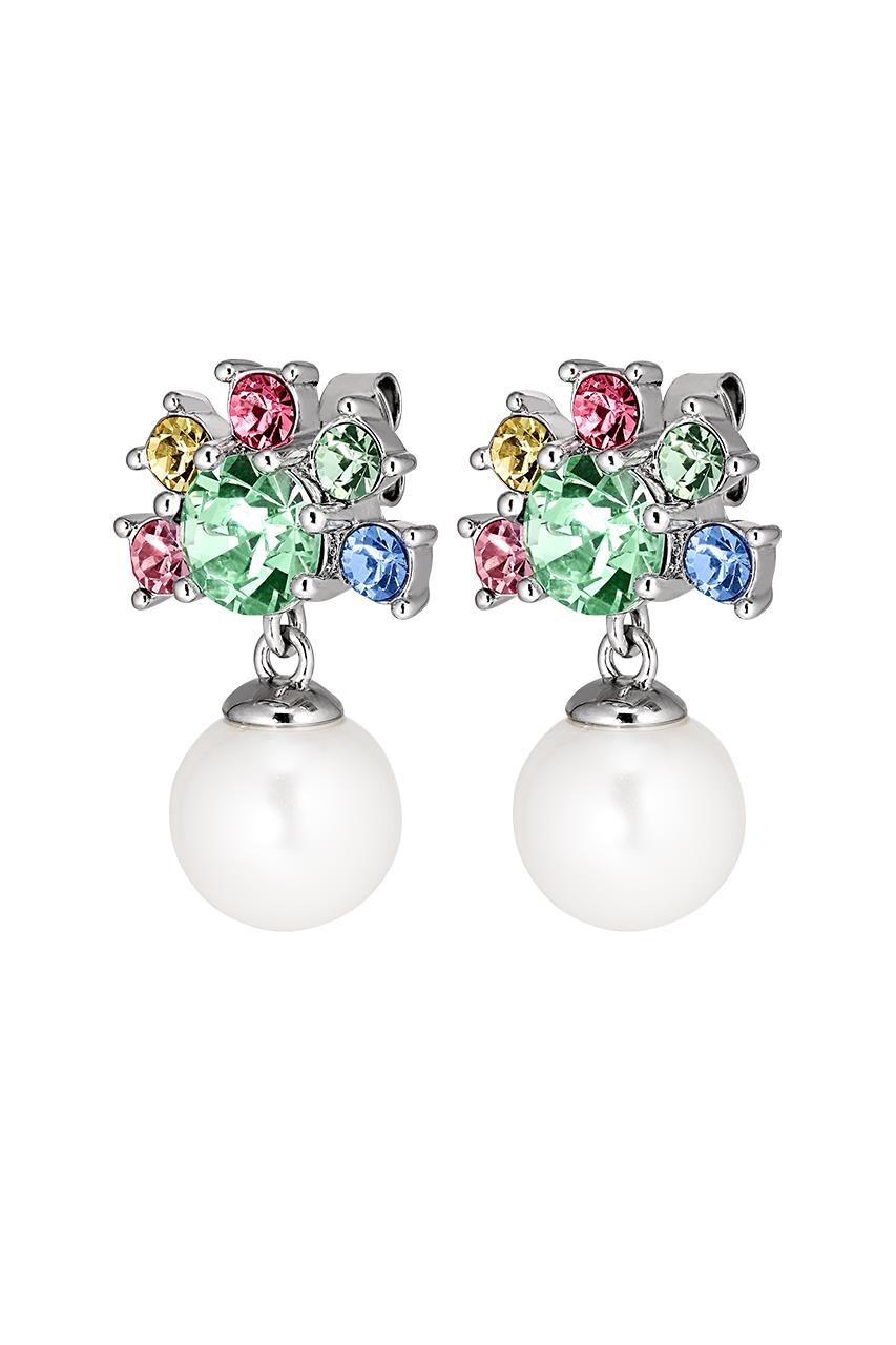 Dyrberg/Kern Veronica Ørering med Krystaller og Perle