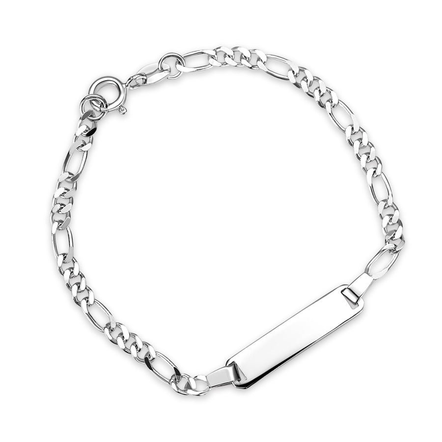 Personligt sølv armbånd med gravering til børn - Gaveidé