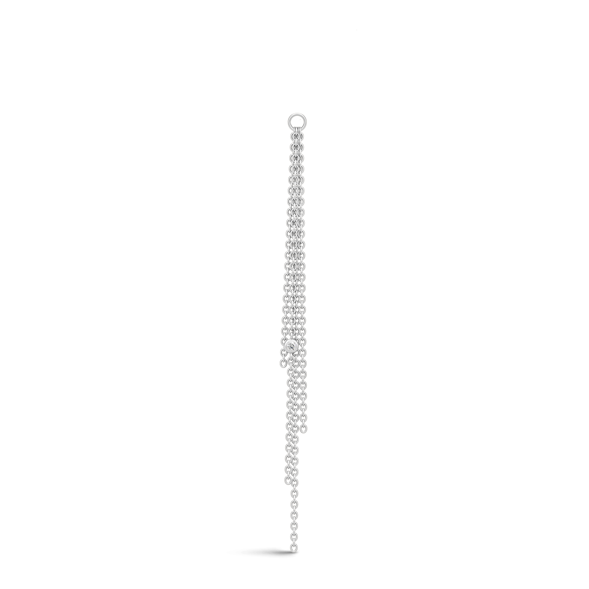 Fina Backdrop Øreringe - Håndlavet Sølvkæde fra Julie Sandlau