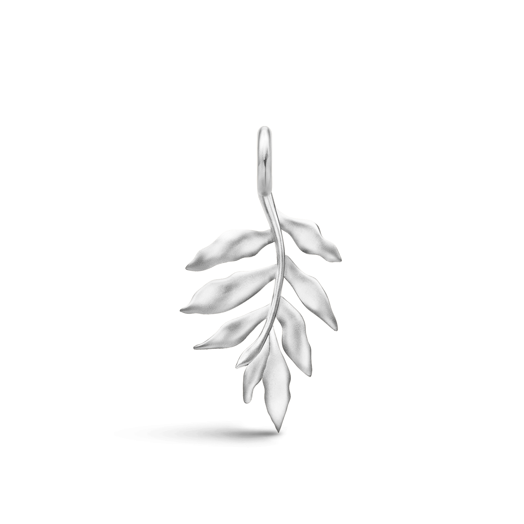 Elegant Sølvvedhæng – Livets Træ med Satinfinish