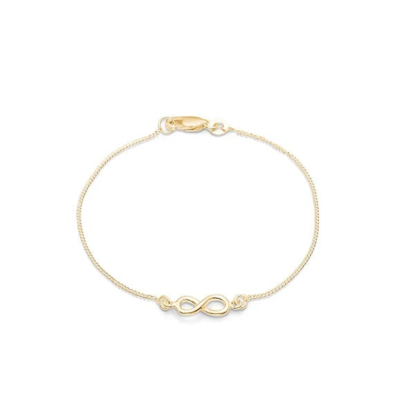 Aagaard – Elegant guldbelagt uendelighedsarmbånd til gave
