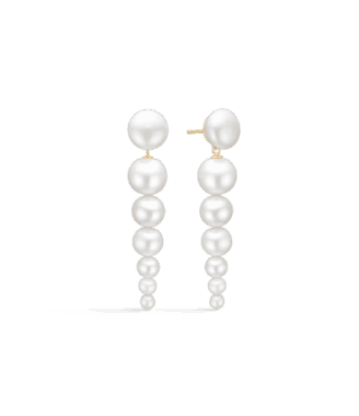 Eden Chandeliers Øreringe med Hvide Perler - Udsalg!