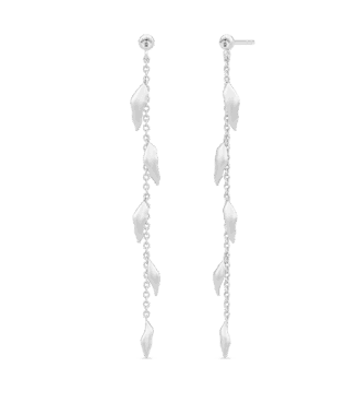 Elegante kædeøreringe med zirkonia fra Tree of Life